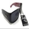 Locs Mens Hardcore Gangster Sunglasses Bandana Print BLACK/RED view 4