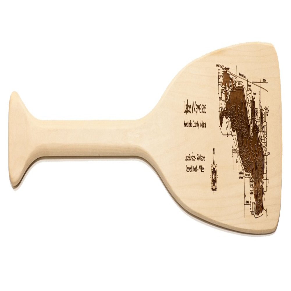Watchic Pond Laser Etched Paddle - Cumberland - ME - 36 inch