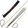 Scuba Choice 6' Travel Spearfishing 3-Piece Pole Spear 3 Prong Barb Paralyzer Adjustable to 4' and 5' with Bag view 1