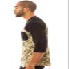 LRG Men's Panda Camo Raglan Baseball, Olive Camouflage, X-Large view 3