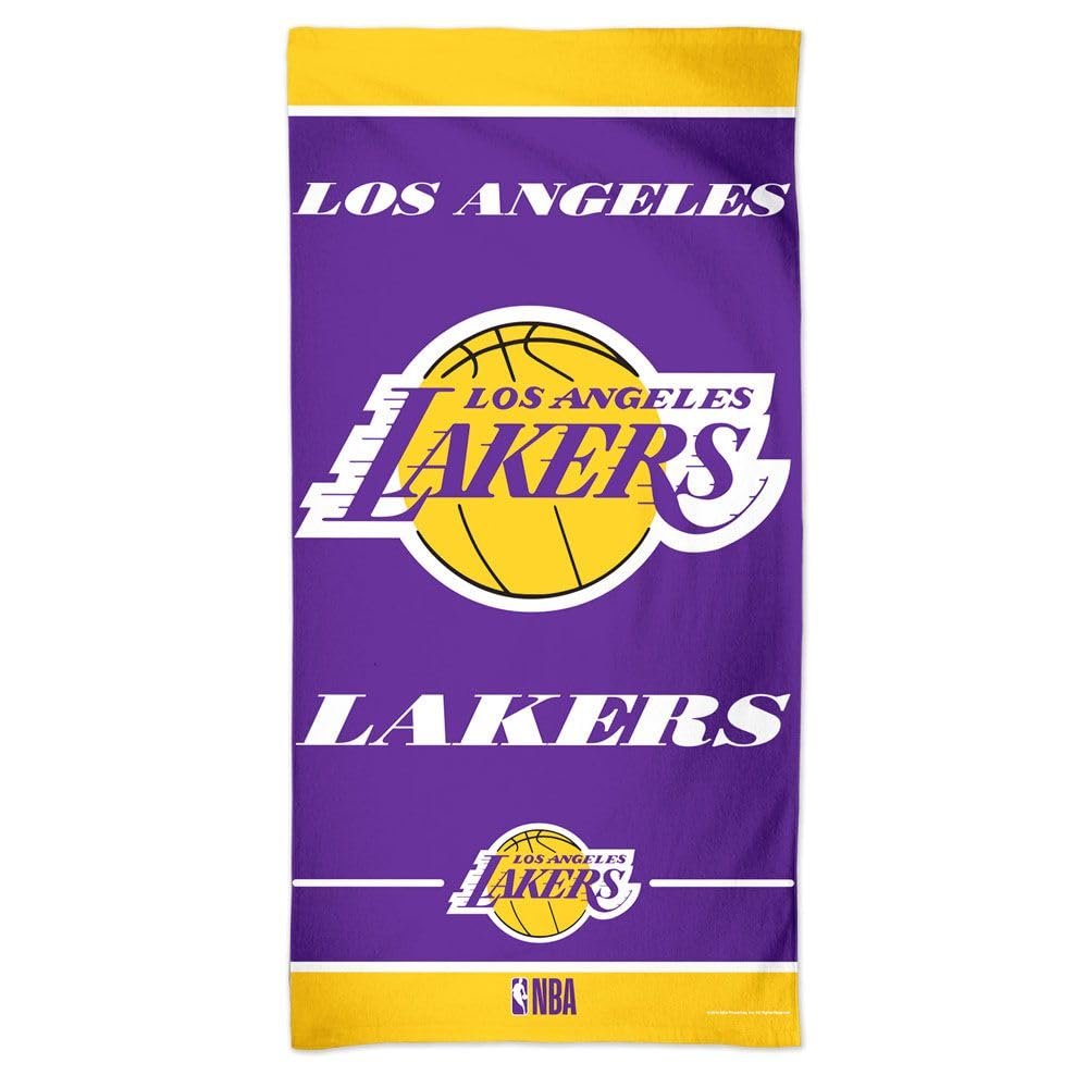 NBA Los Angeles Lakers Beach Towel, Team Color, One Size