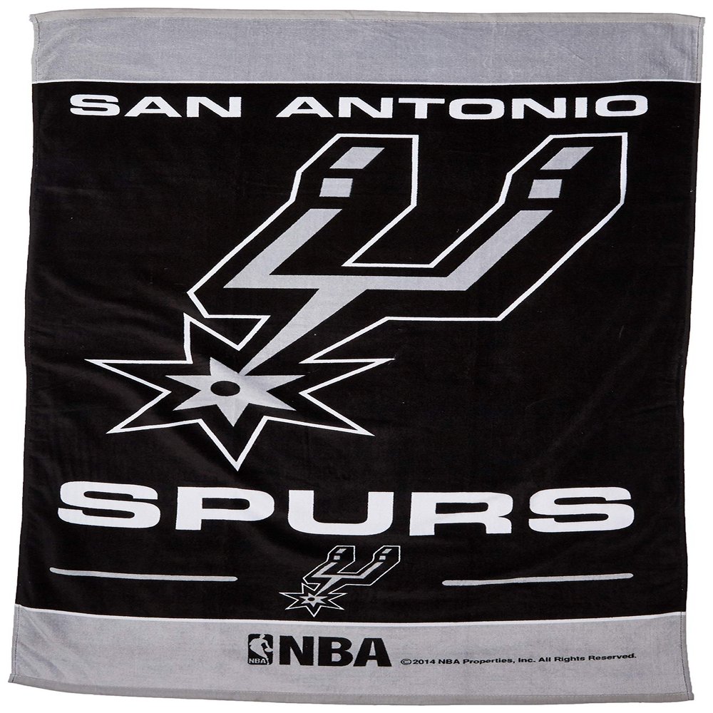 Wincraft NBA San Antonio Spurs Fiber Beach Towel, 9lb/30 x 60