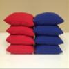8 Official Size ACA Regulation Cornhole Baggo Bean Bags Set (4 RED, 4 Royal Blue) ~ Made in The USA view 1