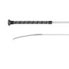 HORZE Sure Grip Lightweight Dressage Schooling Whip with Anti-Slip Rubber Handle - Grey - 47 in view 1