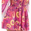 fun shack 70s Hippie Costume for Women, Colorful Fringe Vest, Retro Outfit, Groovy Style, Fun Festival Wear view 2