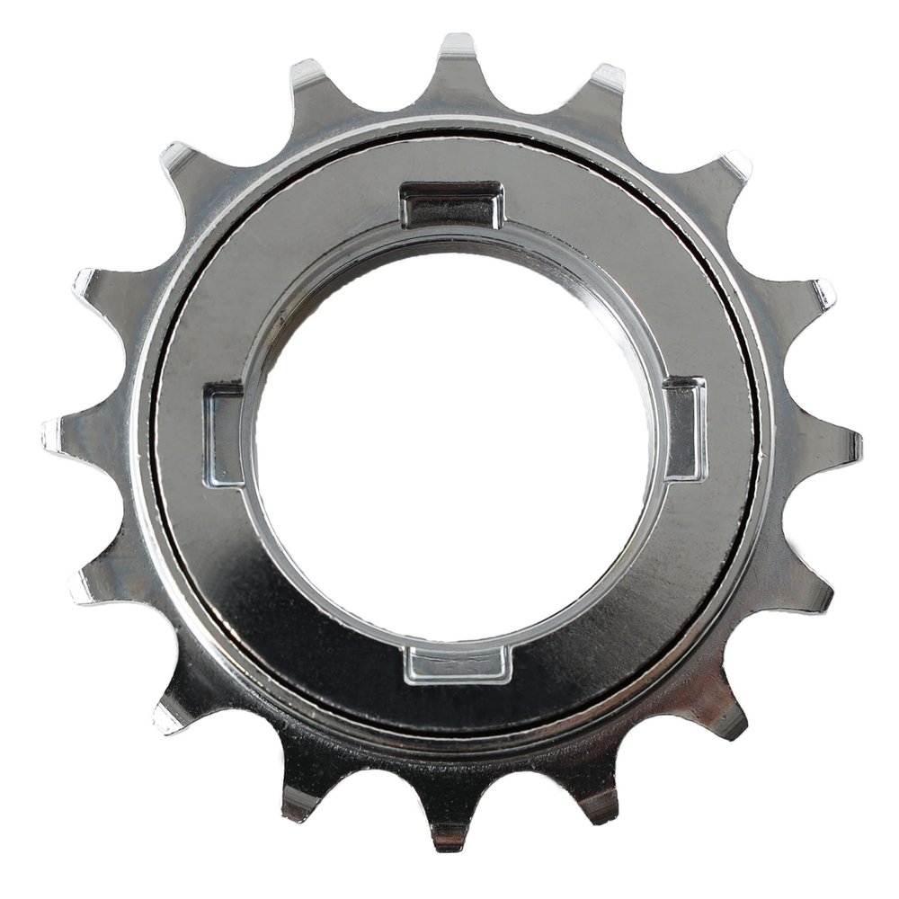 CyclingDeal Single Speed Bike Bicycle Freewheel - Compatible with Shimano Type Freewheel Cassette - 16 Teeth for 1/2" x1/8" Chain