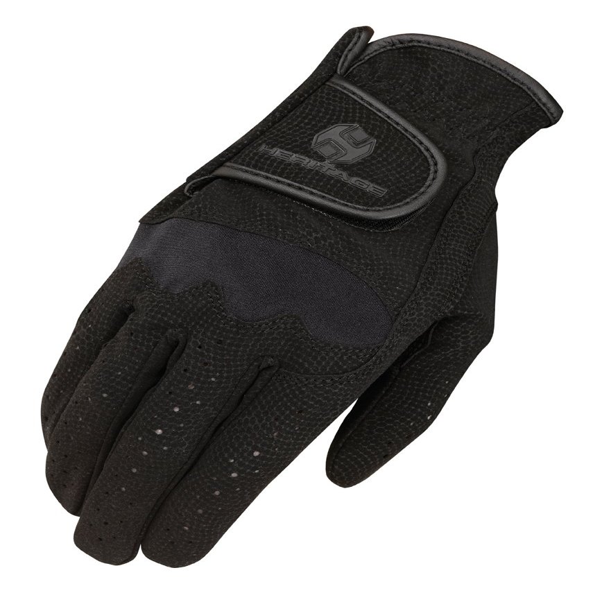 Heritage Spectrum Show Gloves, Size 6, Black