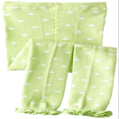 Country Kids Little Girls' Ruffle Dot Capri 1 Pair, Minnows, 1-3 Years