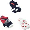 Country Kids Big Girls' Pick-A-Mix Liner Socks 3 Pair, Navy, Sock Size 8-9, Shoe Size 12-6 view 1
