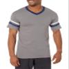 Augusta Sportswear Augusta Sleeve Stripe Jersey, Graphite/Navy/White, Large view 2