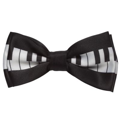 JTC Belt Great Quality Pre-Tied Bow Tie Piano Printed