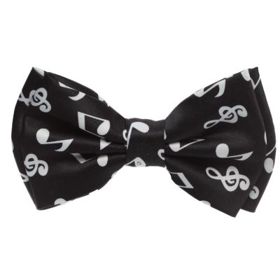 JTC Belt Great Quality Pre-Tied Bow Tie Printed Music Notes