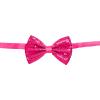 Colorful Sequined Pre-Tied Bow Tie (Pink) view 2