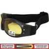Global Vision Eliminator 24 Auto-Darkening Padded Motorcycle Goggles Photochromic Clear to Smoke Lenses view 3