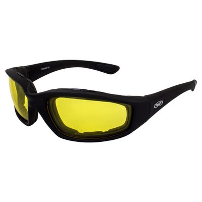 Global Vision Kickback 24 Auto-Darkening Motorcycle Riding Sunglasses for Men with Photochromic Yellow to Smoke Lenses