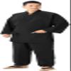 WATANOSATO Samue (This is Something You can wear at Home & Work Clothes) Made in Japan Kurume *Import *Japanese Clothes Size (Black, XXL) view 1