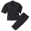 WATANOSATO Samue (This is Something You can wear at Home & Work Clothes) Made in Japan Kurume *Import *Japanese Clothes Size (Black, XXL) view 2