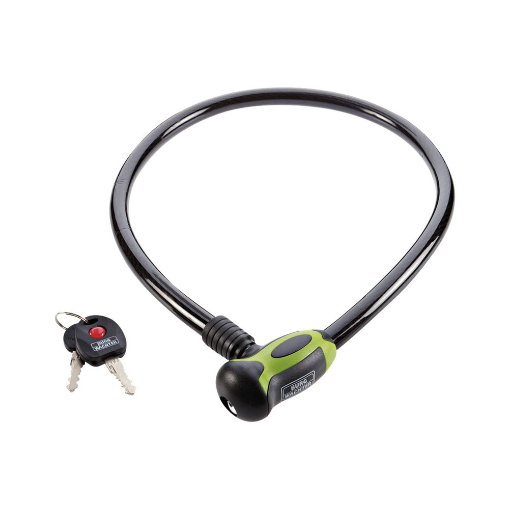 Burg-Wchter Cable Lock with Light, Multi-Colour, 345 80 L