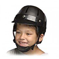 Deluxe Hard Shell Helmet (x-Large, Black Shell/Black Liner)