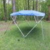 Royal Blue Square Tube Frame VORTEX 4 Bow Pontoon/Deck Boat Bimini TOP 10' Long, 91-96" Wide 1 to 4 Business Day DELIVERY view 4
