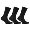 Universal Textiles Childrens/Kids Plain Cotton Rich School Socks (Pack of 3) (US 13.5 Junior) (Grey) view 4