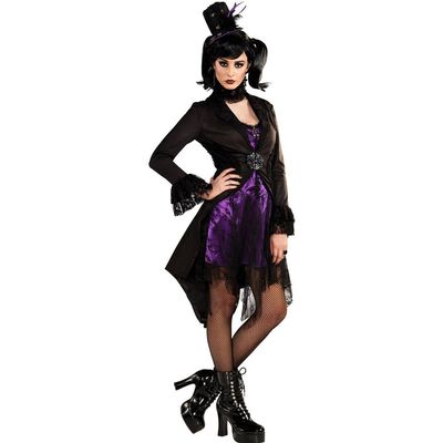 Rubie's Costume Bloodline Women's Gothic Jacket With Lace Cuffs, Black, Small Costume