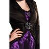 Rubie's Costume Bloodline Women's Gothic Jacket With Lace Cuffs, Black, Small Costume view 2