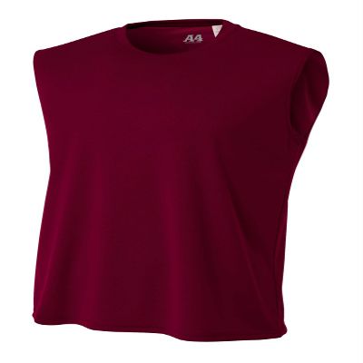 A4 Men's Cooling Performance Muscle Tee, Maroon, 3X-Large