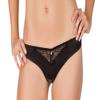 Affinitas Tamara Low Rise Thong Style 5904 - Black, L view 1