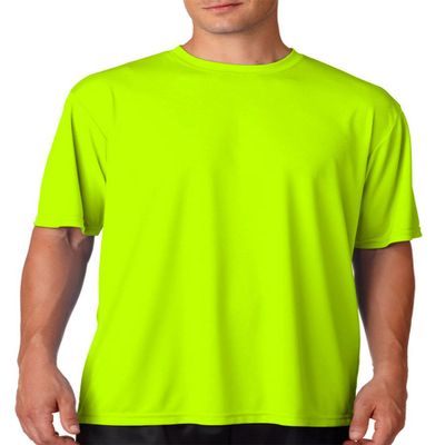 A4 Men's Short-Sleeve Cooling Performance Crew N3142 Safety Yellow 2XL