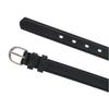 CTM Kid's Leather 1 inch Basic Dress Belt, Large, Black view 2