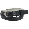 CTM Kid's Leather 1 inch Basic Dress Belt, Large, Black view 4