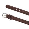 CTM Kid's Leather 1 inch Basic Dress Belt, Medium, Brown view 2