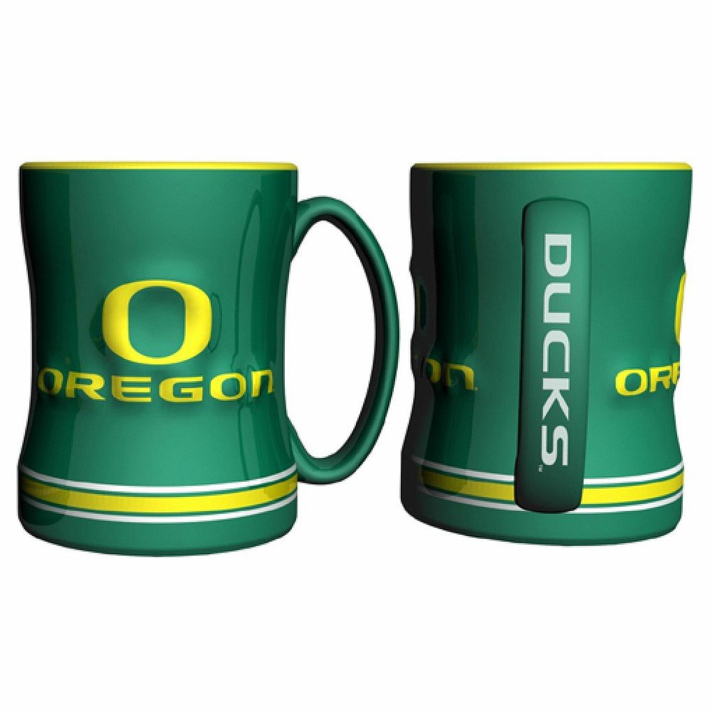 Oregon Ducks NCAA Coffee Mug - 15oz Sculpted