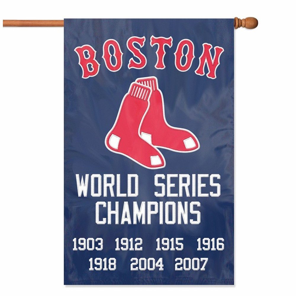 Boston Red Sox MLB Applique Banner Flag "