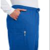 Cherokee Workwear Scrubs Men's Stretch Utility Pant, Royal, X-Large view 2