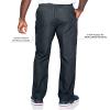 Landau Essentials Relaxed Fit 7-Pocket Elastic Cargo Scrub Pants for Men 8555 Graphite view 3