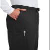 Cherokee Men's Premium Core Stretch Utility Scrub Pant, Black, Medium view 2