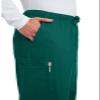 Cherokee Workwear Scrubs Men's Stretch Utility Pant, Hunter, Medium view 2