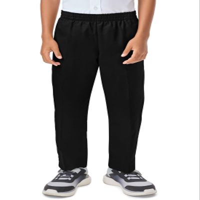 CLASSROOM Big Boys' Uniform Pull-On Husky Pant, Black, 8H
