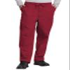 Cherokee Men's Big and Tall Originals Cargo Scrubs Pant, Red, XXXX-Large view 1