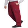 Cherokee Men's Big and Tall Originals Cargo Scrubs Pant, Red, XXXX-Large view 2