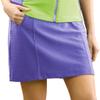 Monterey Club Women's Solid Emboss Texture Knit Skort #2842 (Iris Blue, Small) view 1