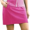 Monterey Club Women's Solid Emboss Texture Knit Skort #2842 (Raspberry, Medium) view 1