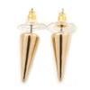Avalaya 3 Pairs Gold, Silver & Hematite Colour Spike Stud Earring Set - 18mm Width view 3