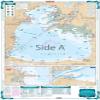 Waterproof Charts, Lake Fishing, 29F Lake St. Clair, Easy-to-Read, Large Print, Waterproof Paper, Tear Resistant, Printed on Two Sides, 2 Charts in 1, NOAA Charts view 1