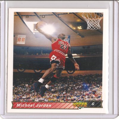 1992-93 Upper Deck Basketball Card # 23 - Michael Jordan