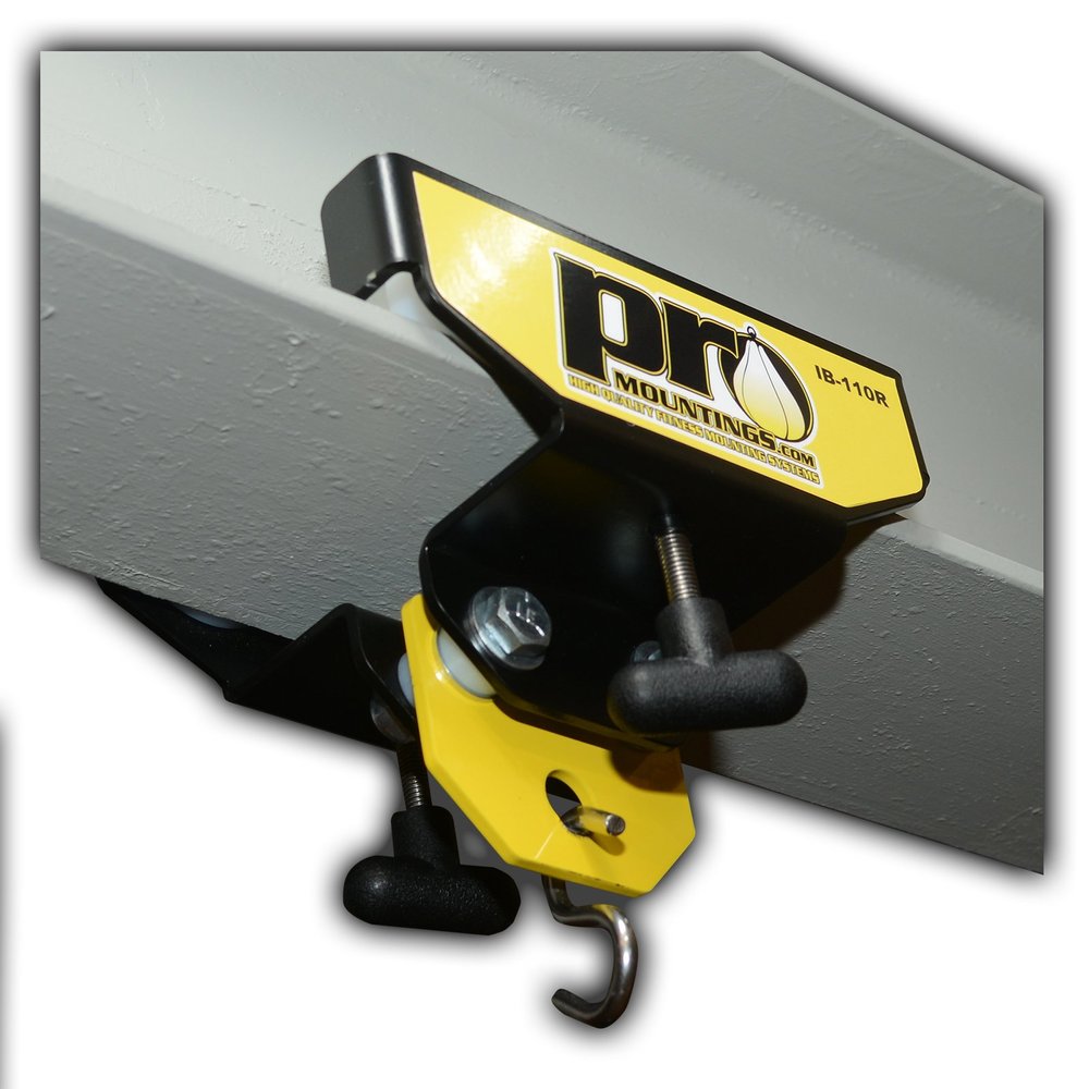 PRO Mountings I Beam Roller Mounting for Heavy Bag: 4.5" to 7" Wide I-Beam (5.25")