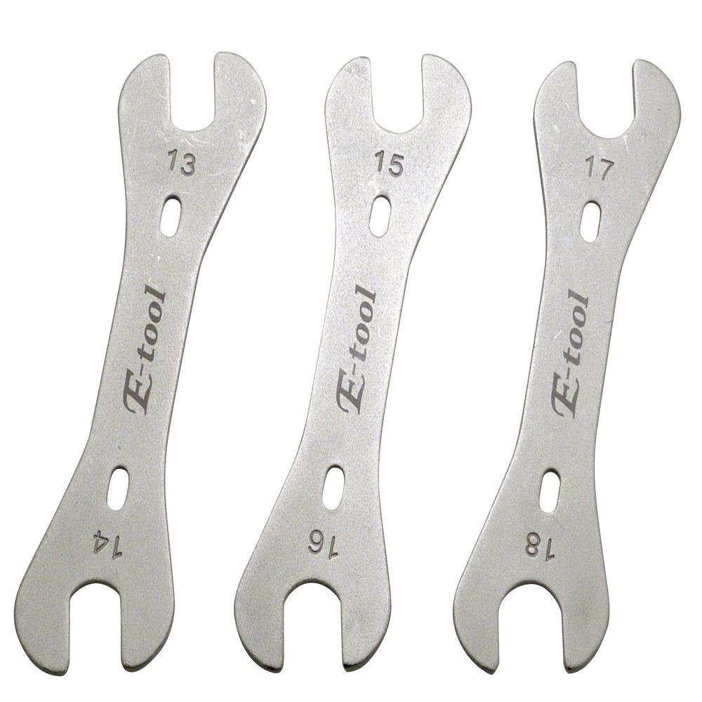 E-Tool YC-257 Hub Cone Wrench, Set of 3