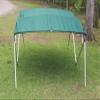 Vortex Green Square Tube Frame 4 Bow Pontoon/Deck Boat Bimini TOP 10' Long, 97-103 view 4